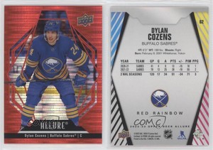 2022-23 Upper Deck Allure Red Rainbow Dylan Cozens #62