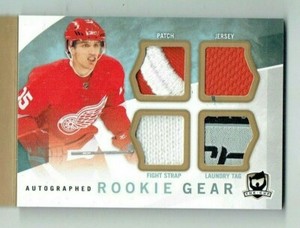 12-13 UD Upper Deck The Cup Autographed Rookie Gear  Riley Sheahan  /25  Auto