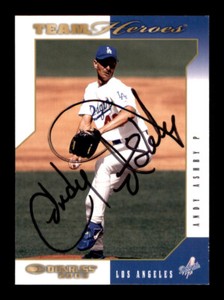 2003 Donruss Team Heroes - Andy Ashby - On Card Autograph
