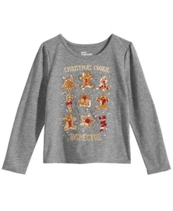 Epic Threads Little Girls Christmas Cookie inspector Shirt Size-5 - Picture 1 of 1