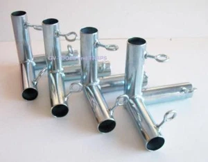 4pc 3 Way Flat Corner Fittings Sukkah (fwf3) 1 5/8" Pipe for Sukkot - Picture 1 of 1