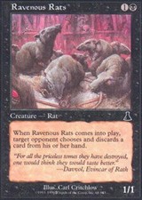 4x Ravenous Rats ~ Lightly Played Urza's Destiny MTG Magic x4 4 UltimateMTG Play