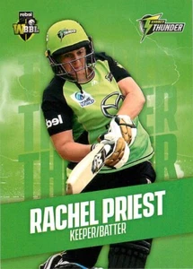 2019 2020 SYDNEY THUNDER WBBL Cricket Card RACHEL PRIEST - Foto 1 di 2