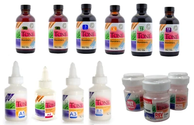 MDC NIC TONE Autocurable Coldcure Acrylic Resin Liquid and Powder All Shades