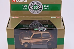CORGI TOYS * AUSTIN COOPER * 50TH ANNIVERSARY * 24CT GOLD PLATED * 1:36 * OVP - Bild 1 von 5