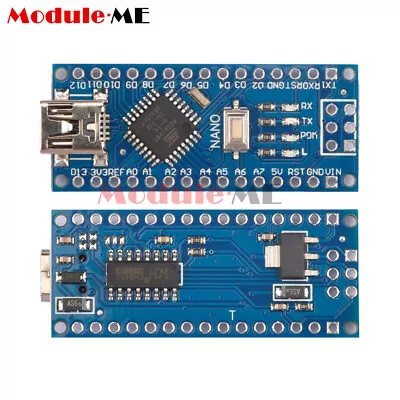 1/2/5/10Piece Nano V3.0 Mini USB ATmega328P-AU CH340 5V Board USB For Arduino - Image 1 of 4