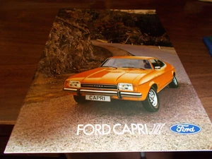 Ford Capri II Bj 1974 20 Seiten Verkaufskatalog / Deutscher Markt - Bild 1 von 5
