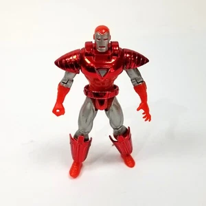 1995 Marvel Iron Man Modellino argento centurione armatura ologramma - Foto 1 di 1