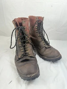 Vintage Danner Logger Herren Weiche Spitze Stiefel Leder Größe 9,5 - Bild 1 von 15