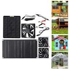 Solar Panel Fan Kit For Sheds Chicken Coops Rvs Weatherproof Large Airflow