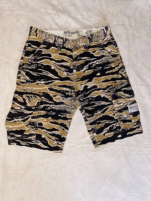 AKOO Tiger Camo Cargo Shorts Sz. 32 - Image 1 of 4