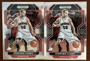 (2) 2022-23 Panini Prizm Draft Picks Basketball #45 Stephen Curry Base
