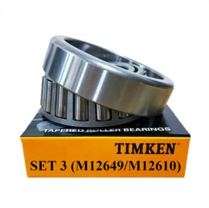 Neu SET 3 (M12649/M12610) Timken One Lagerset kostenloser Versand & Rückgabe Metall - Bild 1 von 2