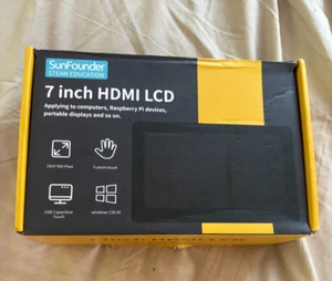 SunFounder 7 Inch HD TFT LCD Screen Monitor HDMI - 1024x600 Display HDMI - Picture 1 of 8