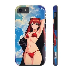Kawaii Asuka Waifu Tough Phone Case Anime Manga Protective Cover Evangelion Geek - Picture 1 of 132