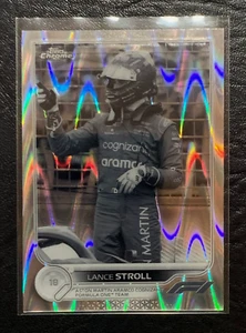 2022 Topps Chrome F1 #50 | LANCE STROLL | Aston Martin Cognizant; B&W RayWave - Picture 1 of 2