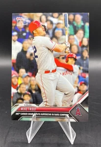 🔥🔥2023 TOPPS NOW MLB L.A. Angels Mike Trout 300th Career Double NM+ #131 - Picture 1 of 2