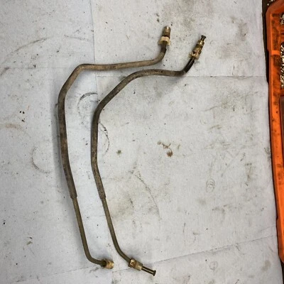 Líneas de freno de acero de sección media delantera Honda Fourtrax 200 TRX200 1984 vintage Foto 1 de 3