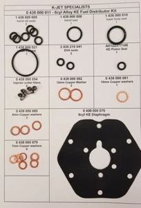 04381012 6 cilindros KE-Jetronic distribuidor de combustible kit de reconstrucción - Imagen 1 de 2