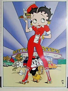 Betty Boop drive-in diner Classic tin sign - Picture 1 of 6
