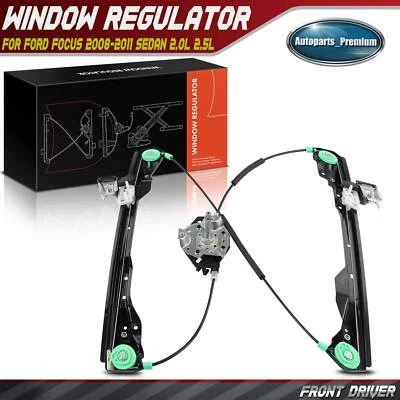 Regulador de ventana manual para Ford Focus 2008-2011 sedán 2,0 L 2,5 L delantero izquierdo derecho Foto 1 de 4