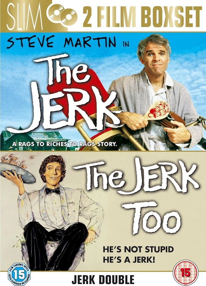 THE JERK 1 and THE JERK 2 TOO DVD Mark Blankfield Steve Martin Originl UK New R2 - Image 1 of 1