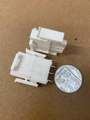 3-pole 3 way Universal Mate-N-Lock Socket Housing and Plug (x4 Pairs)  TE Brand - Image 1 of 4