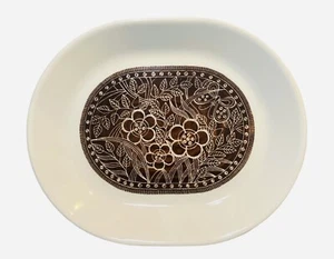 Corelle Batik Oval Serving Platter 12.25"x10" Vintage 1979-1982 - Picture 1 of 4