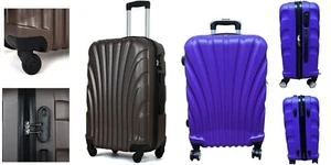 Koffer Gepäckwagen 4 Räder leichte Hartschale PC + ABS Kabinenkoffer Reisen - Bild 1 von 7