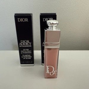 2 DIOR ADDICT Lip Maximizer 001 Pink  2mL/0.06 fl oz Each Sample Mini Size - Picture 1 of 4