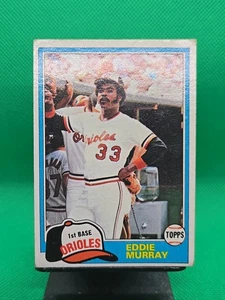 Tarjeta de béisbol 1981 Topps #490 Eddie Murray Baltimore Orioles - Imagen 1 de 2