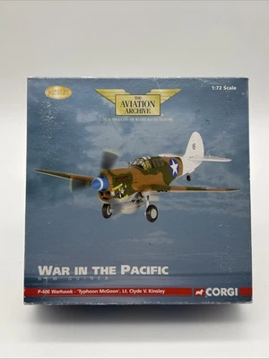 CORGI AA35211 1:72 SCALE P-40E WARHAWK TYPHOON MCGOON NEW GUINEA 1943 - Image 1 of 2