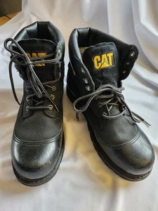 Caterpillar Men Second Shift Steel Toe Work Boot Work Boots Leather - Picture 1 of 16