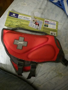 NEW TOP PAW NEOPRENE Red LIFE JACKET SMALL FOR DOGS 15-30 LBS POOL BOATING - Picture 1 of 3