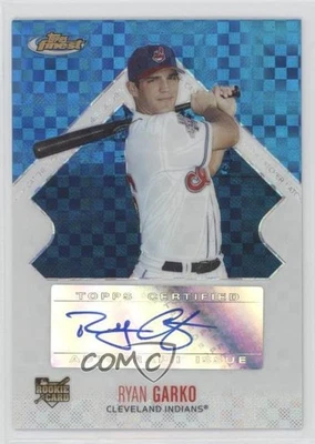 2006 Topps Finest Rookie Auto Blue X-Fractor /150 Ryan Garko #152 Auto - Image 1 of 2