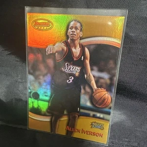 1999 Bowman Best Refractor Allen Iverson Philadelphia 76ers /400 #10 From Japan - Picture 1 of 24