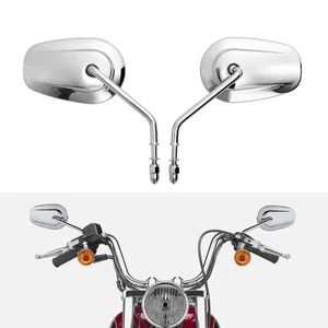 Rear View Side Mirror Fit For Harley Touring Road Glide Sportster XL Softail - Bild 1 von 14