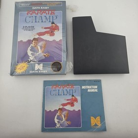 Karate Champ - Box & Manual Only - Nintendo Nes - Shrink Wrap Authentic No Game