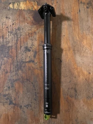 Tija de sillín Oneup Components V2 cuentagotas 27,2 mm 90 mm bicicleta de viaje mecánica MTB negra Foto 1 de 4