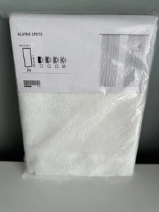 Classic IKEA Alvine Spets Pretty Lace Curtains With Scalloped Edge - Picture 1 of 4