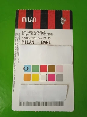 MILAN - BARI 17/08/2025   Coppa Italia PASS /Serie A /Stadio San Siro Milano  - Immagine 1 di 2