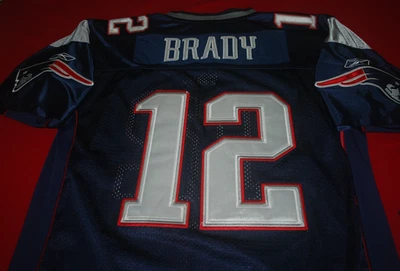 NEW Vintage Reebok Authentic New England Patriots Tom Brady Jersey 52 Stitched - Image 1 of 4
