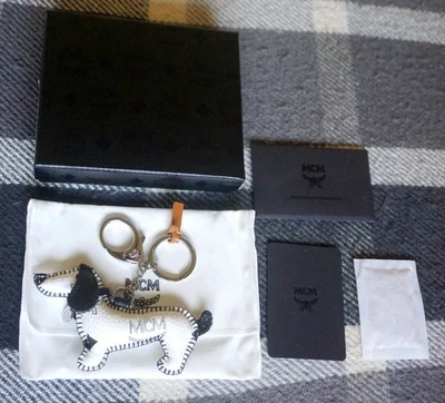 MCM 2D Dog Bag Charm / Keyring New Without Tag - Image 1 of 4