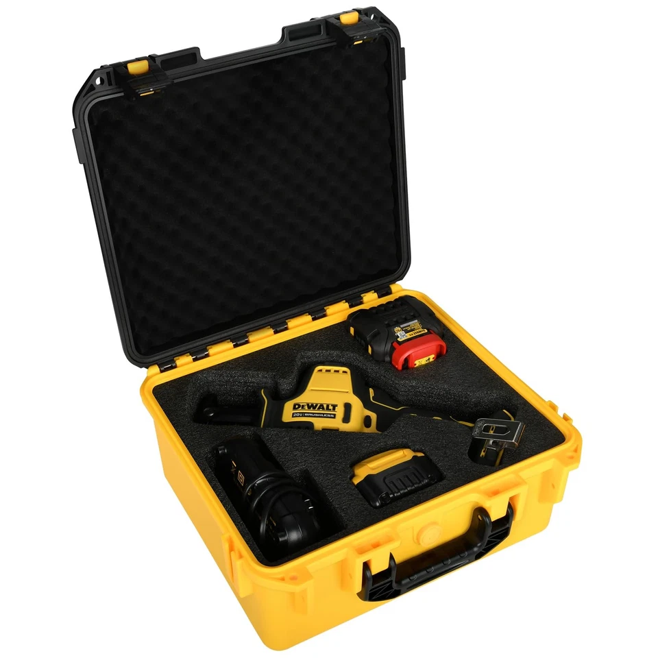 Estuche Rígido Impermeable para Sierra Recíproca DEWALT 20V DCS367 Caja de Herramientas Organizador Foto 1 de 4