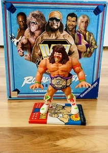 Figura de acción Hasbro Ultimate Warrior WWF con cinturón púrpura raro casi nuevo WWE WCW raro - Imagen 1 de 3