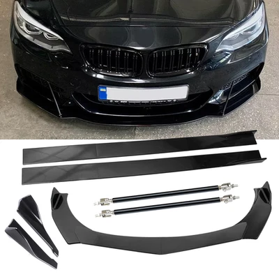 For E90 E92 E93 F30 325i 335i 320 Front Bumper Lip Splitter Spoiler Carbon Fiber Foto 1 de 4