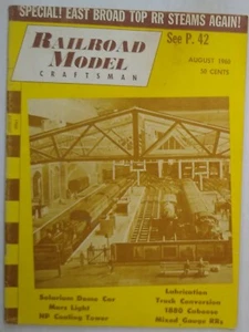 Model Railroad Craftsman August 1960 Vintage  Magazine Railroad Modeling - Picture 1 of 2