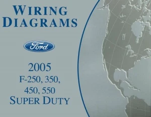 2005 Ford F250-F550 Super Duty Truck Electrical Wiring Diagrams Schematics OEM - Picture 1 of 1