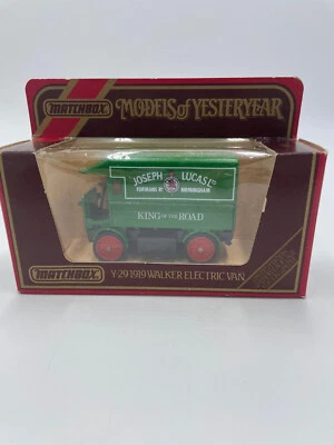 Matchbox Models Of Yesteryear Y-29 1919 Walker Electric Van 1984 NIB - Image 1 of 3