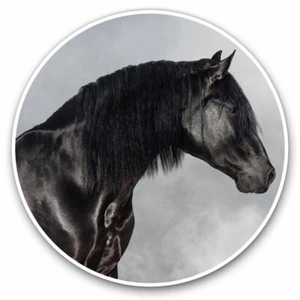 2 x Vinyl Stickers 7.5cm - Black Andalusian Horse Cool Gift #12493 - Bild 1 von 9